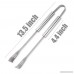 QELEG 2 Size Stainless Steel Kitchen Tongs for Salads Barbecue Toast Bread - B07F2DPXTW